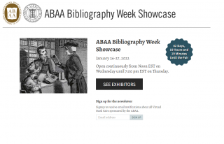 ABAA Bibliography Week Showcase